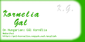 kornelia gal business card